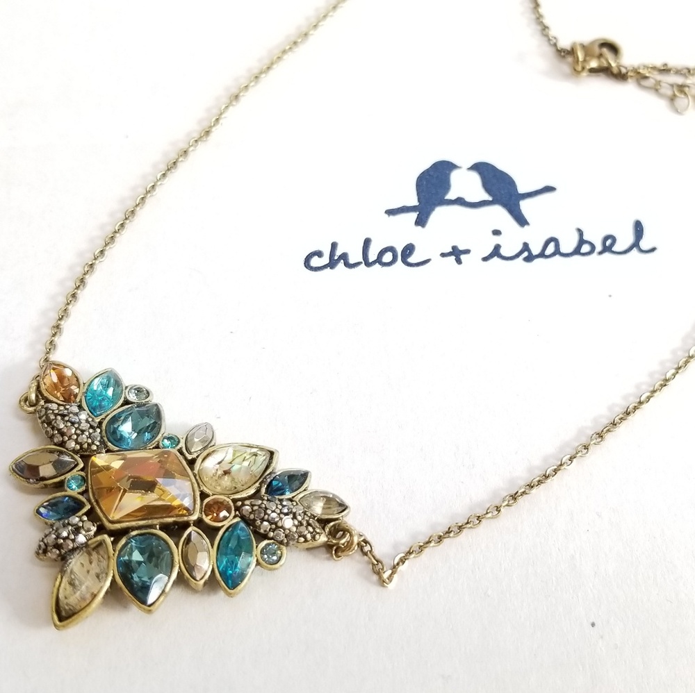 Chloe + Isabel sunset on the Seine necklace